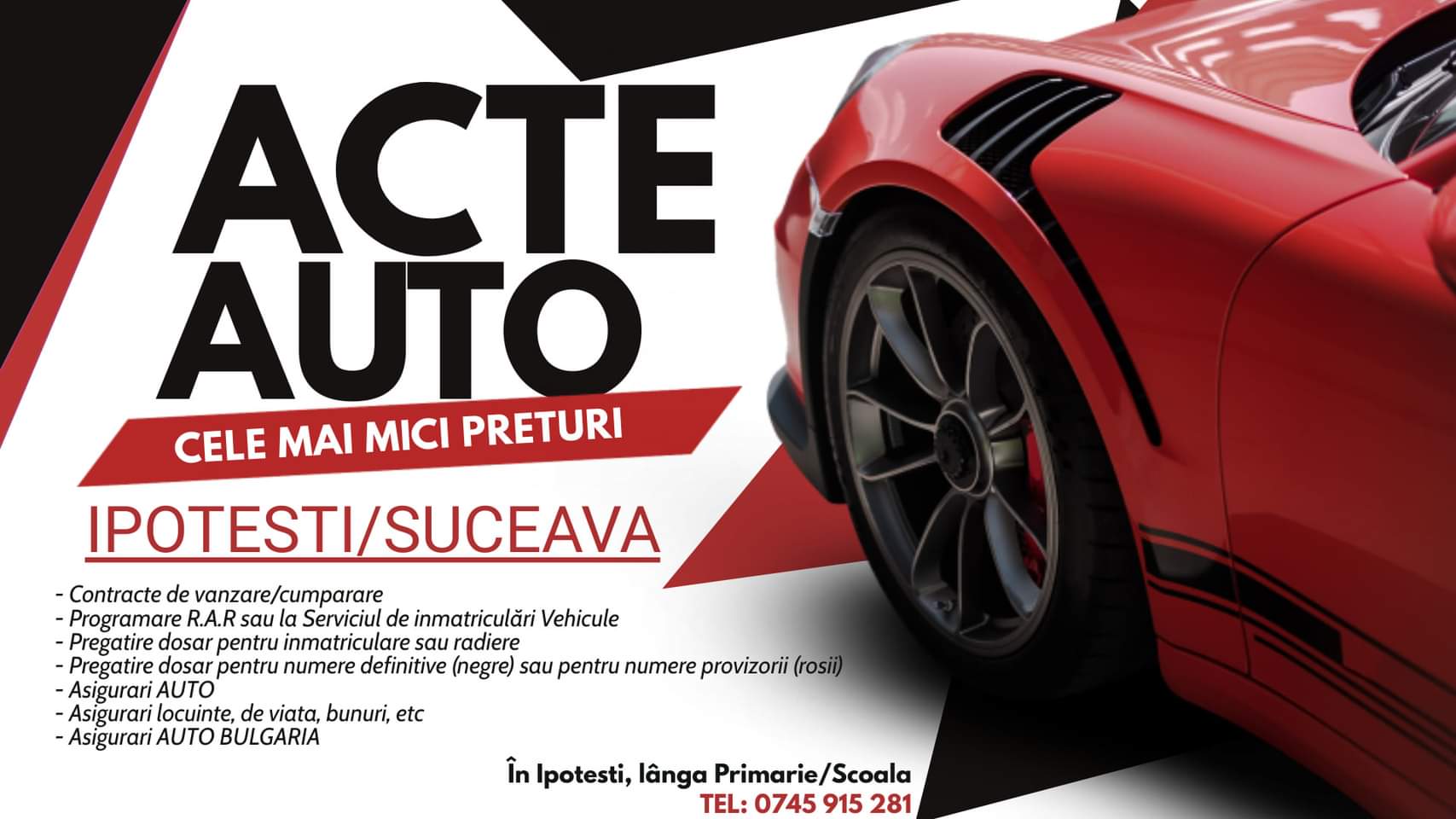 Asigurari RCA / CASCO, Suceava – Ipotesti