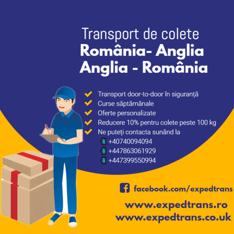 Expedtrans transport colete între România și UK