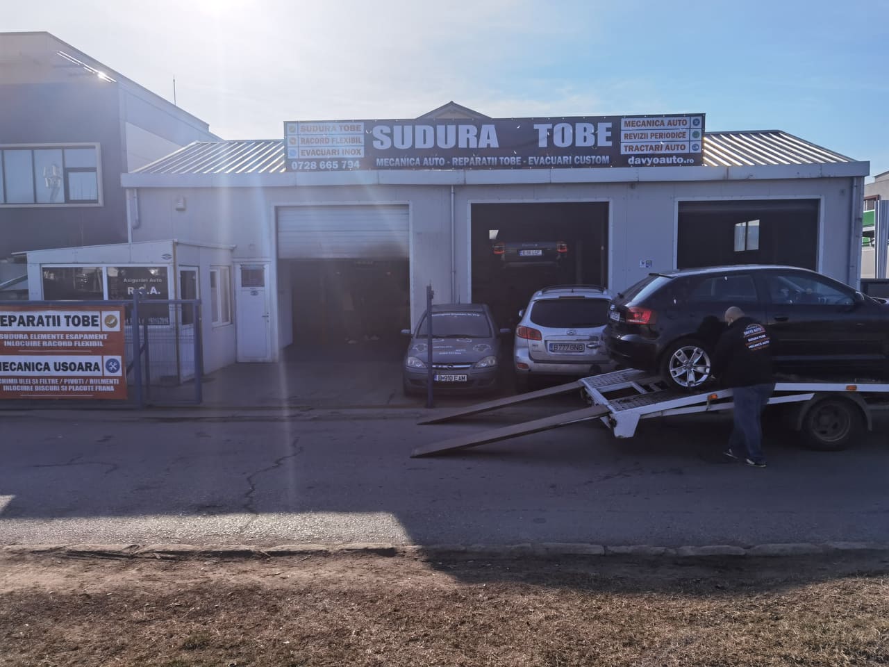 Sudura, Reparatii Tobe Esapament Bragadiru