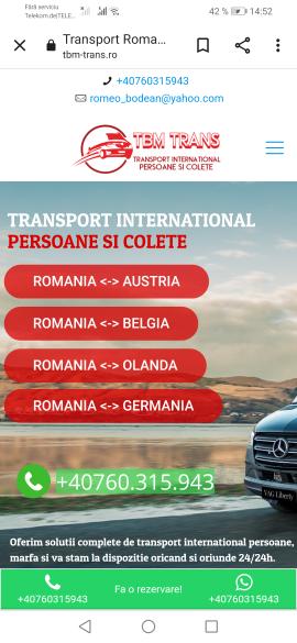 Romeo transport persoane