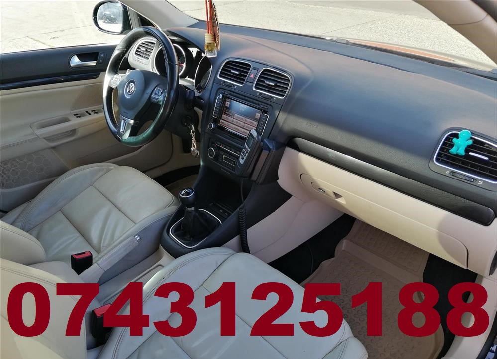VW Golf VI – FULL – cameră, piele, navi, clima, jante – impecabilă