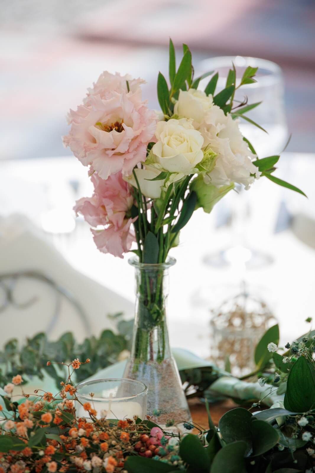 Decor cu flori nunta sau botez