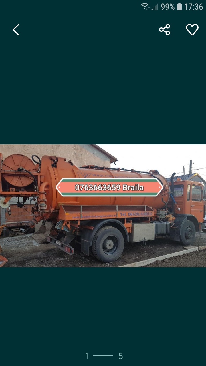 Vidanjare desfundare canalizare