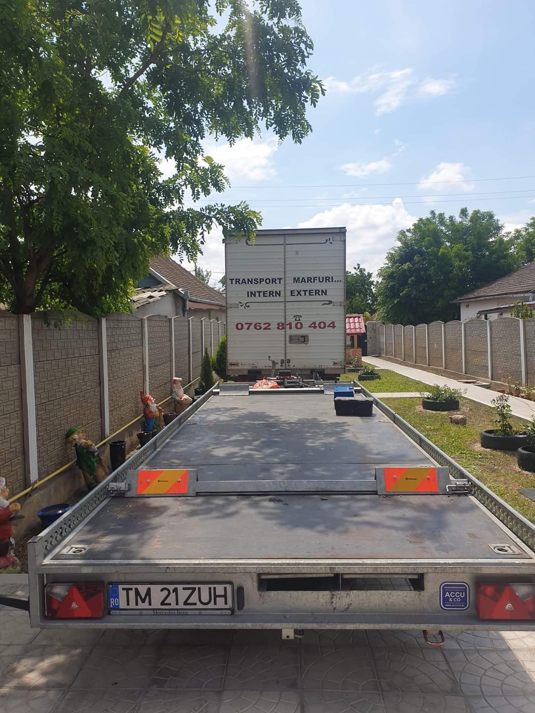 Transport marfa materiale construcție mobila