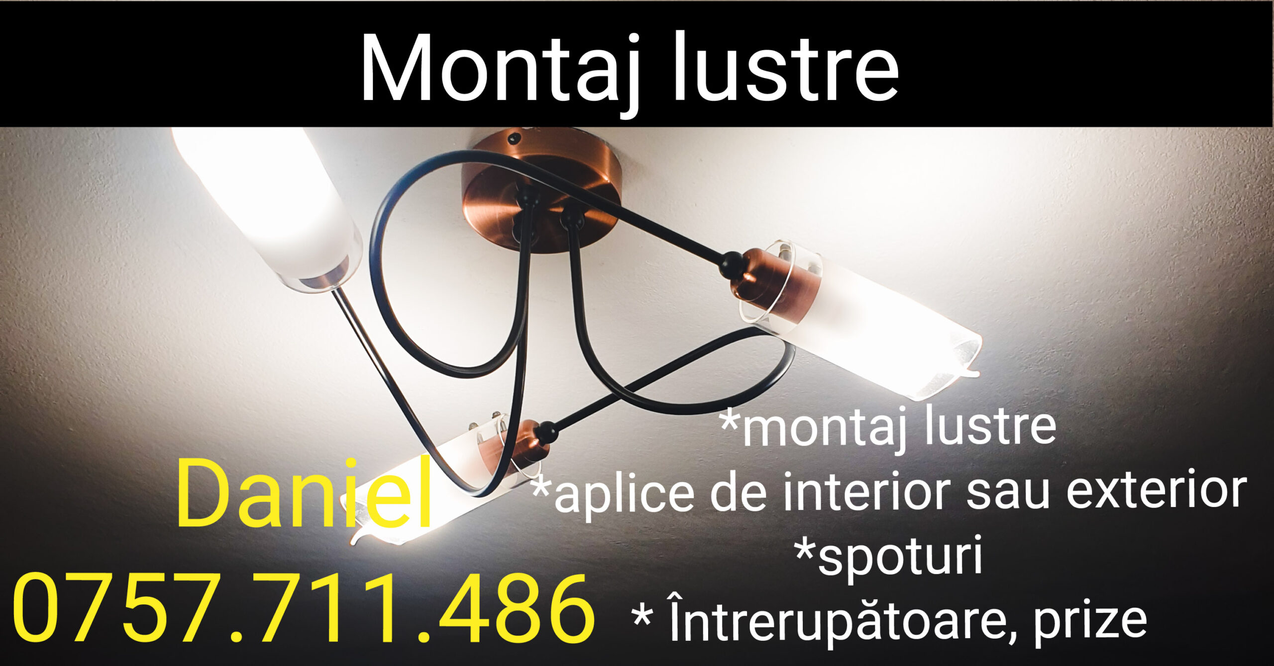 Montaj lustre(electrician)
