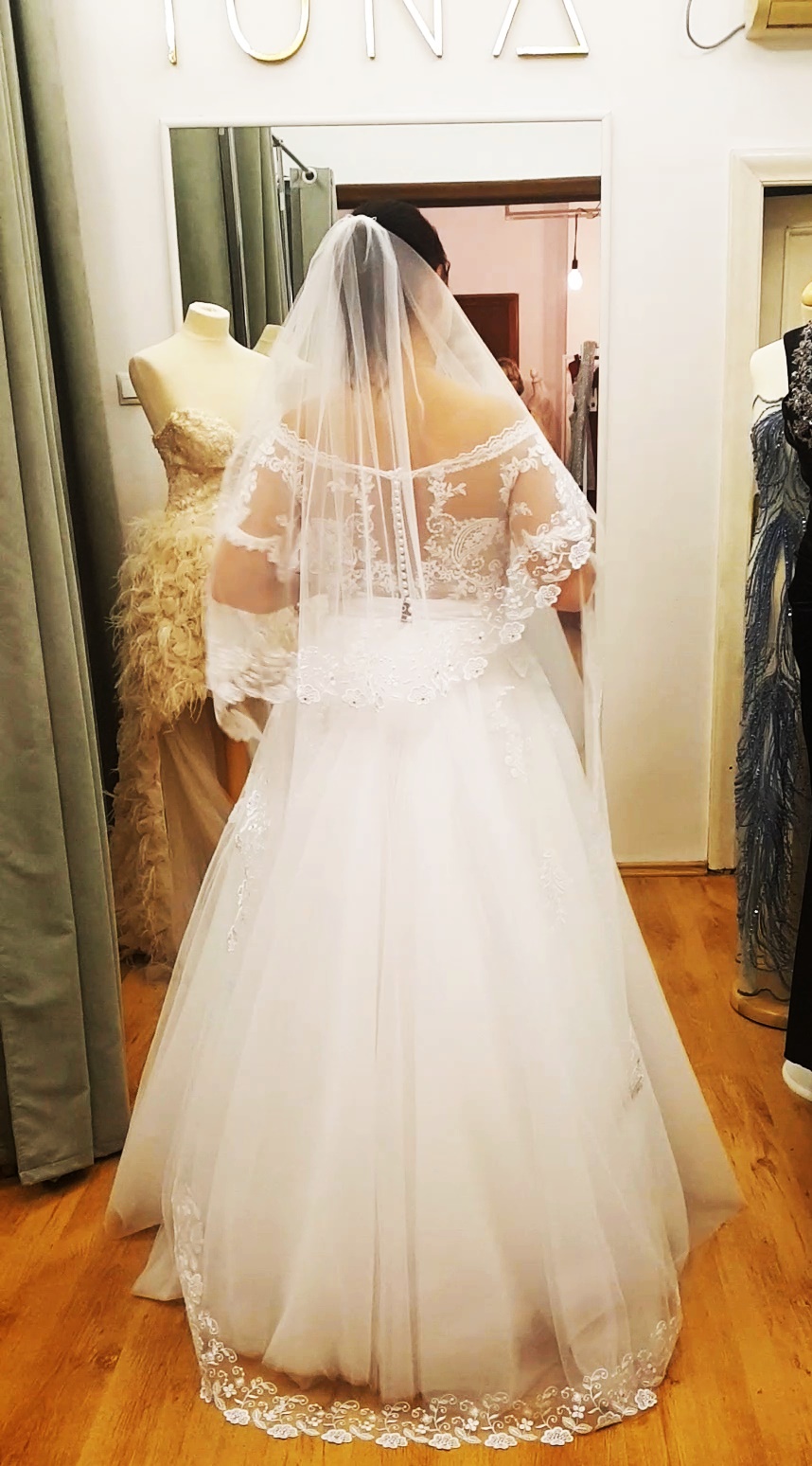 Rochie mireasa marca Brillante Buzau, marimea 38-M