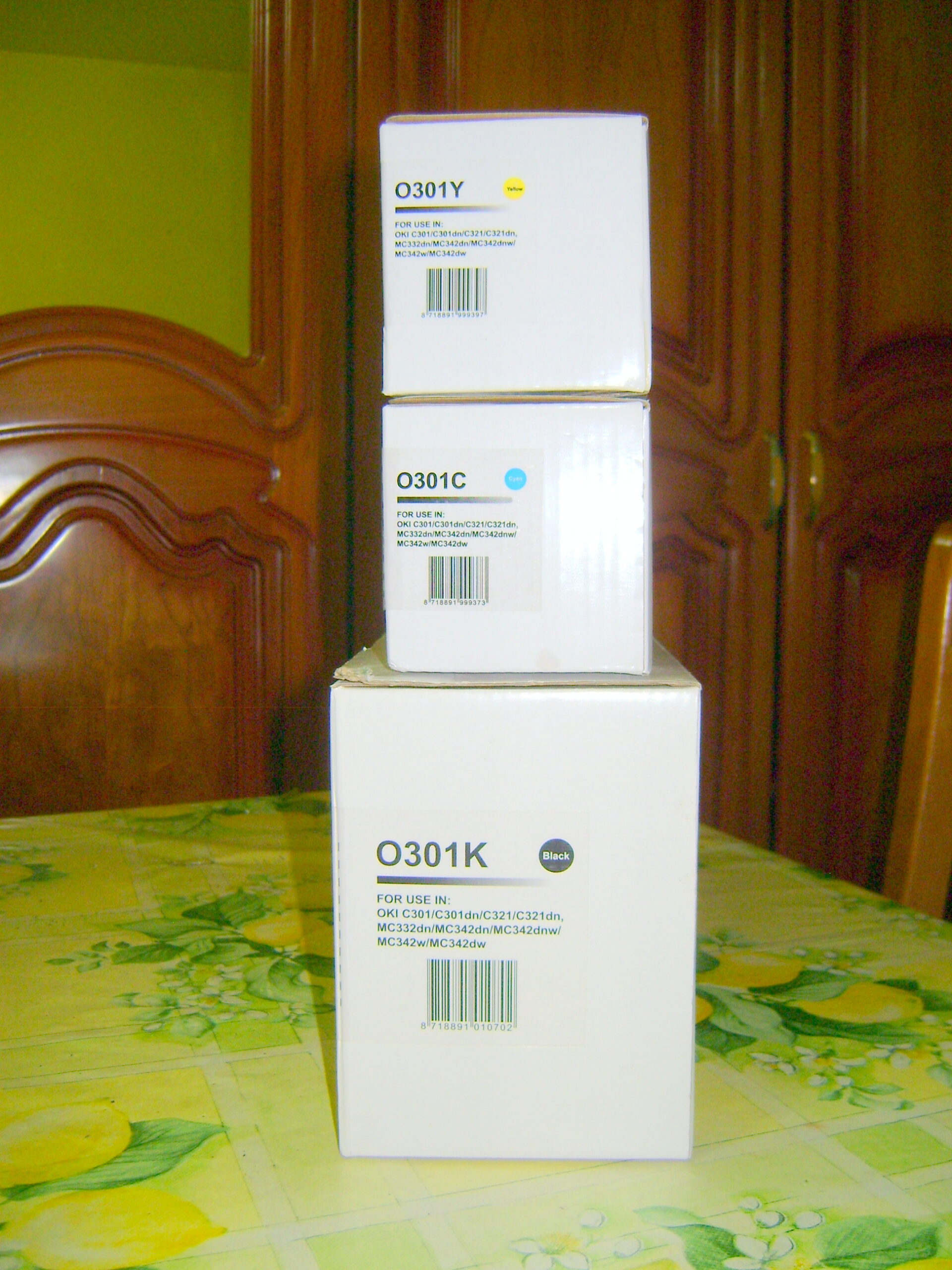 Cartuse Toner compatibile OKI O301 -K,,C și Y sigi