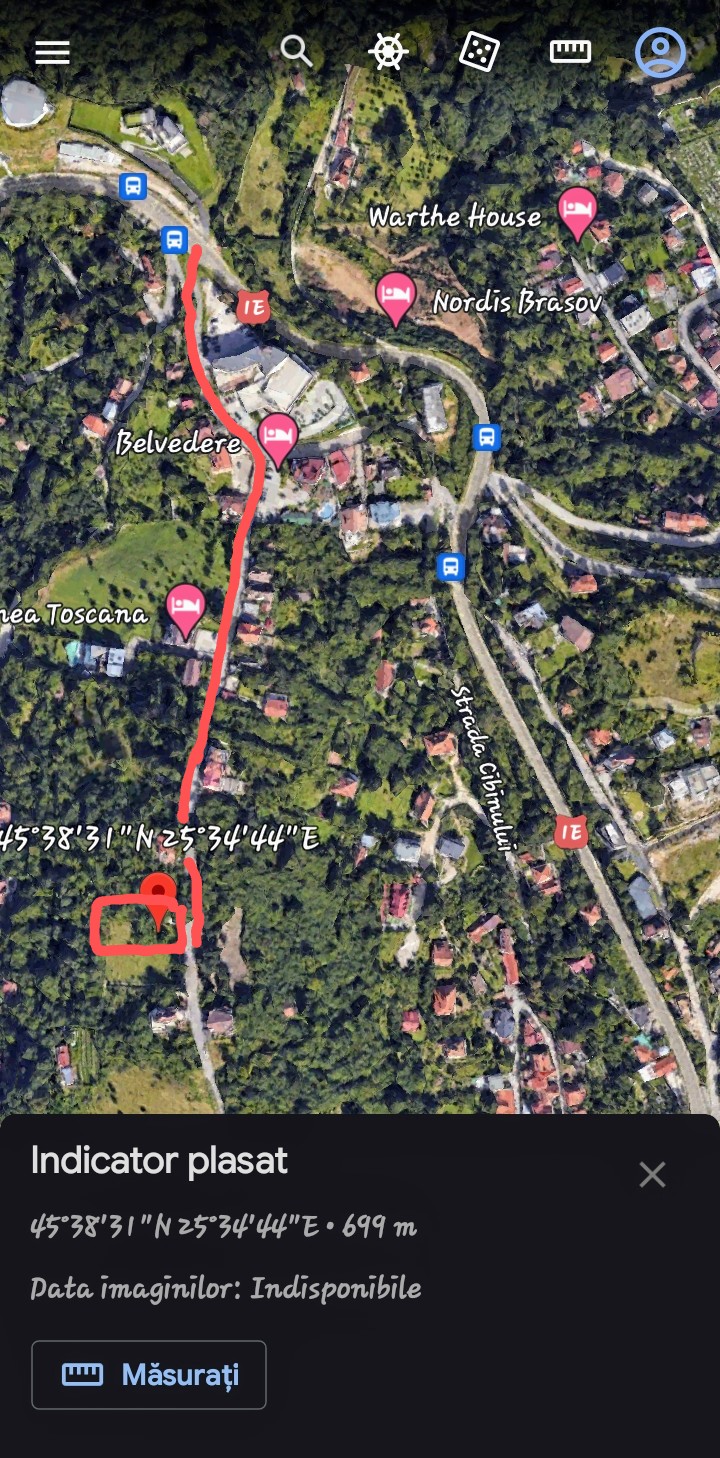 Teren drumul poieni brasov