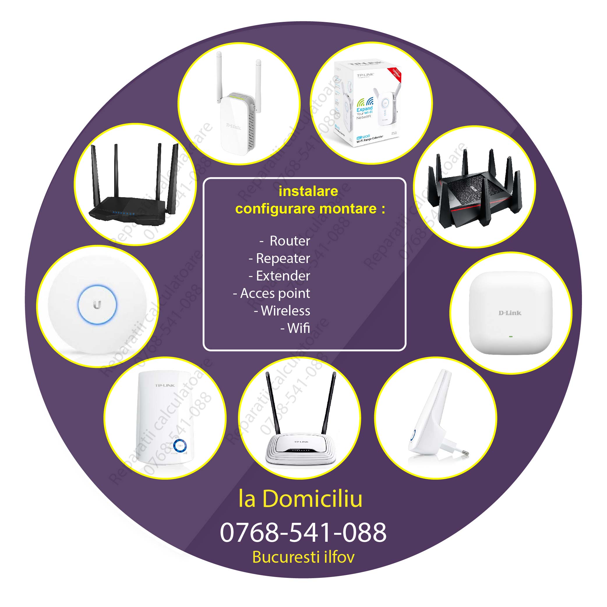 Instalare configurare router la domiciliu bucuresti ilfov