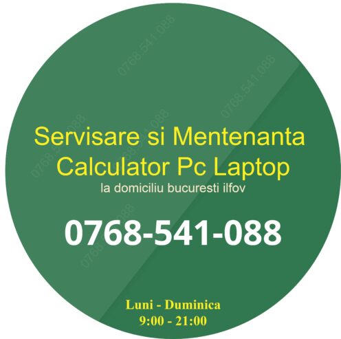 Servisare si Mentenanta Calculator Pc Laptop Bucuresti