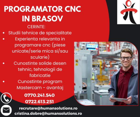 Programator CNC – in BRASOV